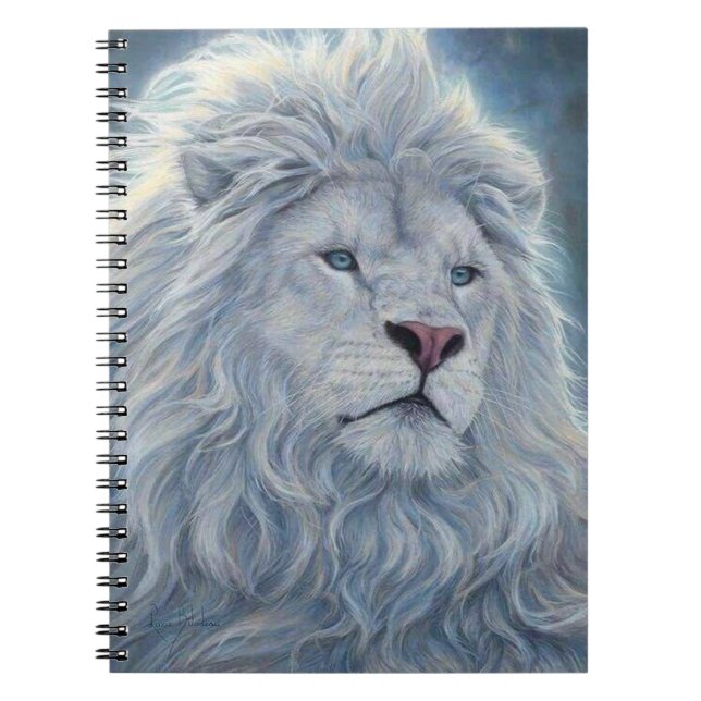 Cuaderno León blanco (Frente)
