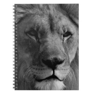 Cuaderno León blanco y negro