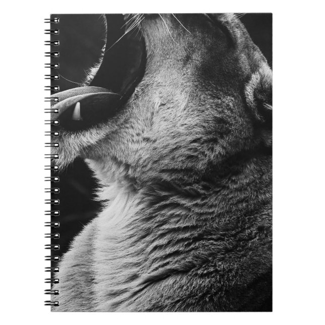 Cuaderno león bostezoso (Frente)