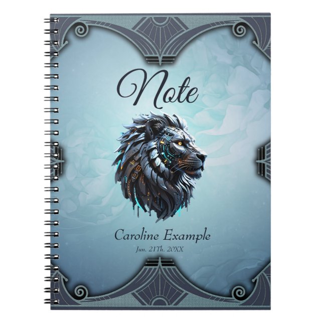 Cuaderno León cibernético La fusión del poder y la tecnolog (Frente)