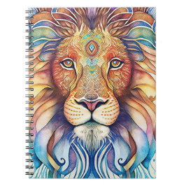 Cuaderno León de acuarela mística