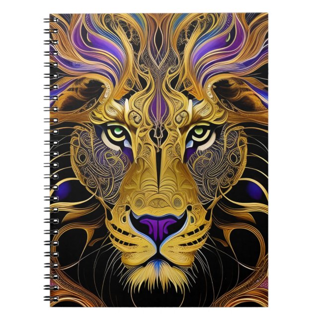 Cuaderno León de filigrana de oro (Frente)