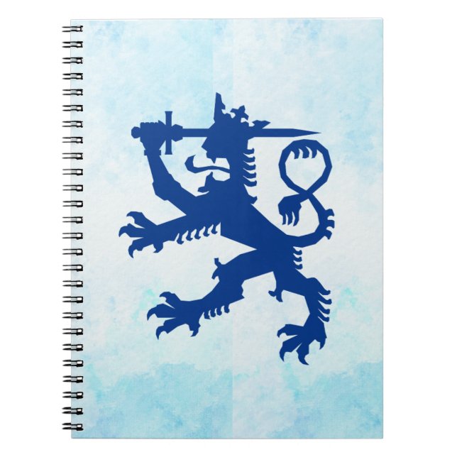 Cuaderno León del bloc de notas de Finlandia (Frente)
