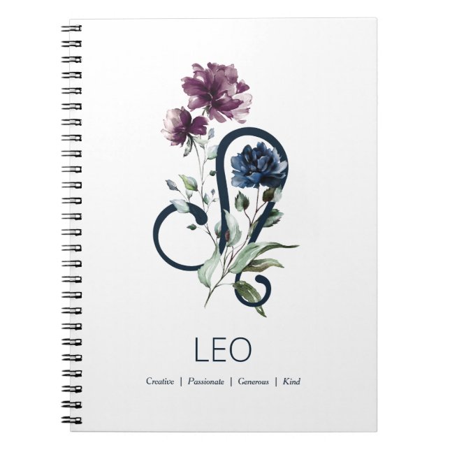Cuaderno León estrella de Leo Zodiac (Frente)