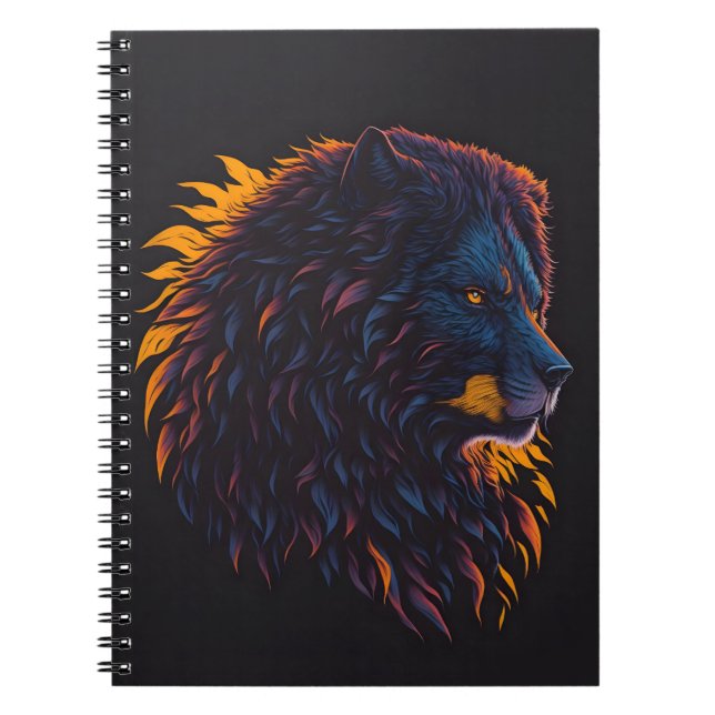 Cuaderno León majestuoso (Frente)