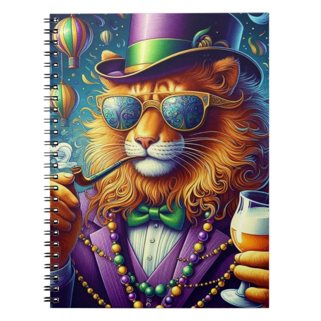 Cuaderno León/Mardi Gras de Luisiana  (Frente)