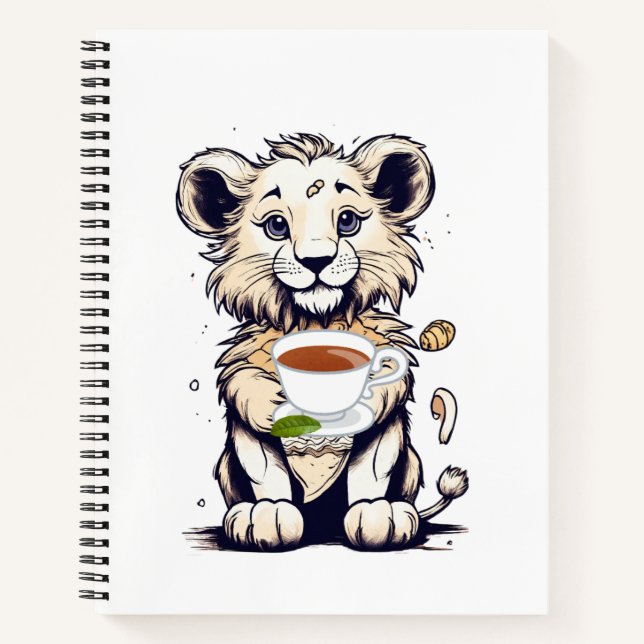 Cuaderno león personalizado (Anverso)