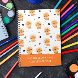Cuaderno León personalizado lindo y encantador con niños de