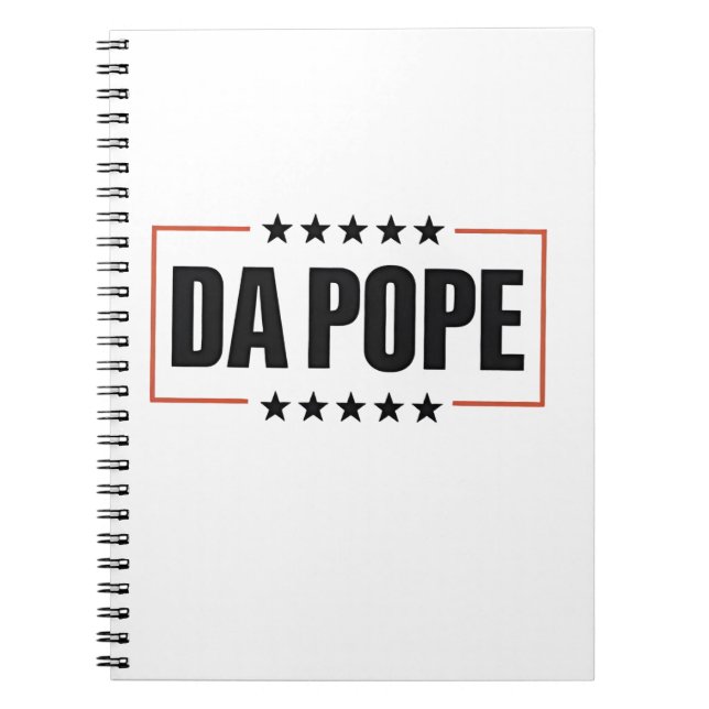 Cuaderno León XIV Iglesia Cristiana Da Pope (Frente)