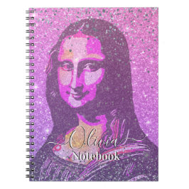 Cuaderno Leonardo Da Vinci Abstract Mona Lisa