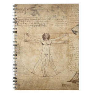 Cuaderno Leonardo Da Vinci El Vitruviano