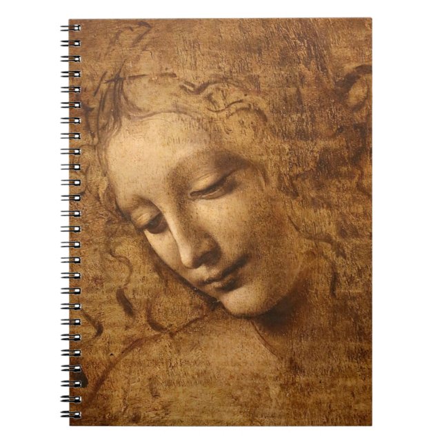 Cuaderno Leonardo Da Vinci Jefe De Una Mujer (Frente)