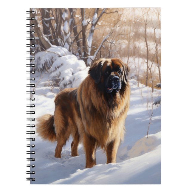 Cuaderno Leonberger Let It Snow Navidades (Frente)