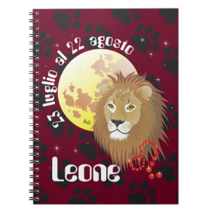 Cuaderno Leone 23 luglio al 22 Tacuino