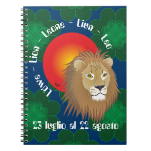 Cuaderno Leone 23 luglio al 22 Tacuino