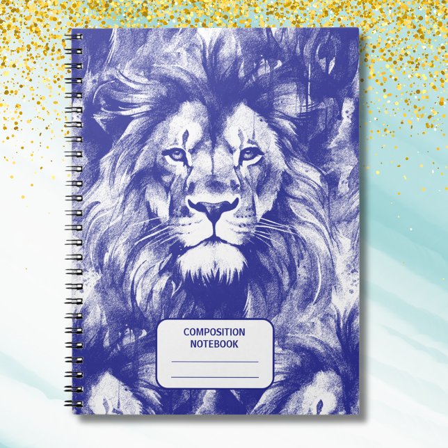 Cuaderno Leones Pluma Azul Vintage Ilustracion Vintage (Subido por el creador)