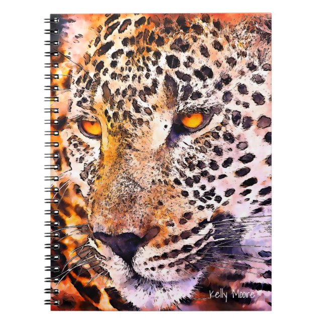 Cuaderno Leopard Añadir tu nombre (Frente)