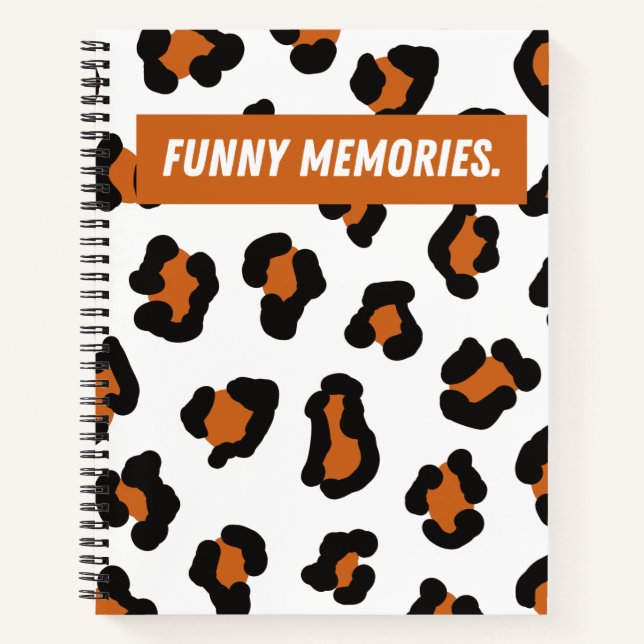 Cuaderno Leopard Funny recuerdos Daily (Anverso)