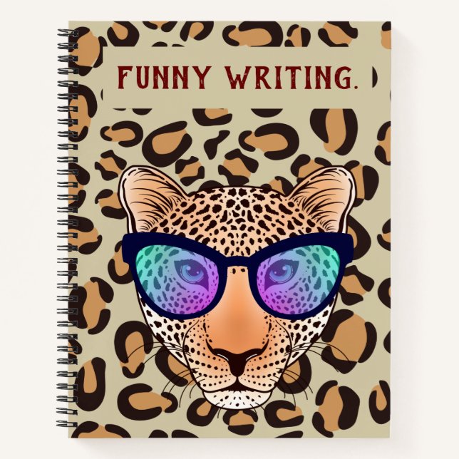 Cuaderno Leopard Funny Writing Daily (Anverso)