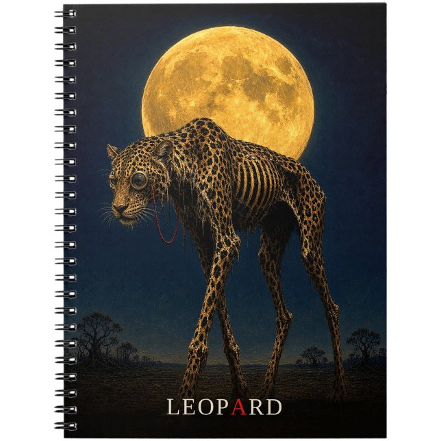 Cuaderno Leopard Monocle gótico Surrealista (Subido por el creador)