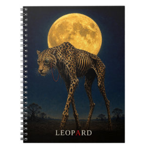 Cuaderno Leopard Monocle gótico Surrealista
