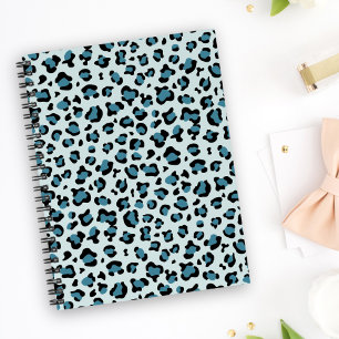 Cuaderno Leopard Print, Leopard Spots, Blue Leopard