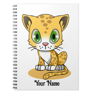 Cuaderno Leopardo animado