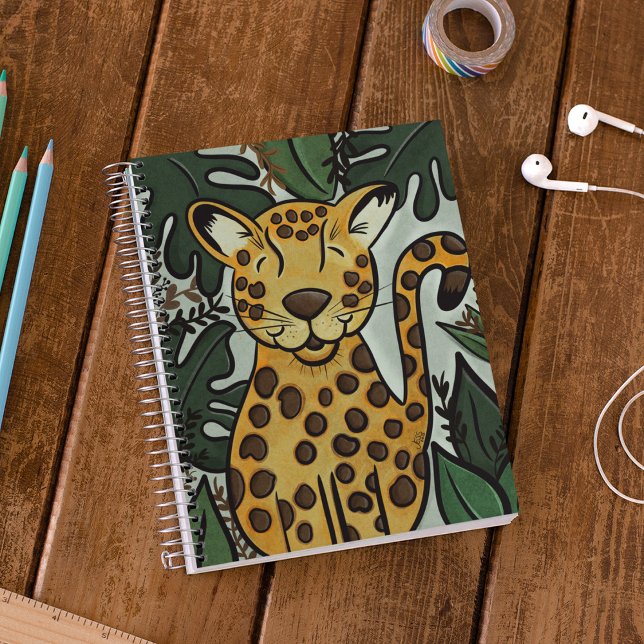 Cuaderno Leopardo Cheetah Big Jungle Cat De Jess (Subido por el creador)