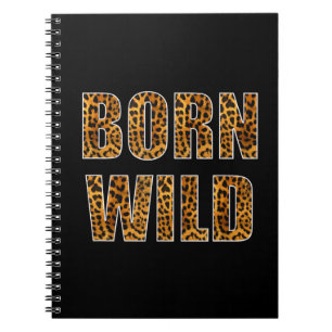 Cuaderno Leopardo de la impresión de animales de león de ti