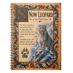 Cuaderno Leopardo de las Nieves, Arte de Bestiario Medieval