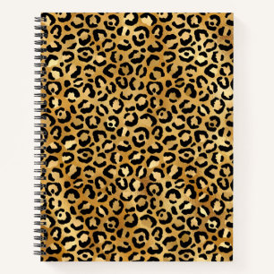 Cuaderno Leopardo dorado