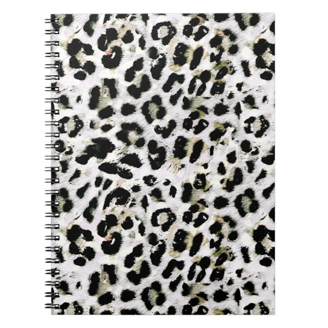 Cuaderno Leopardo - huella animal manchada (Frente)