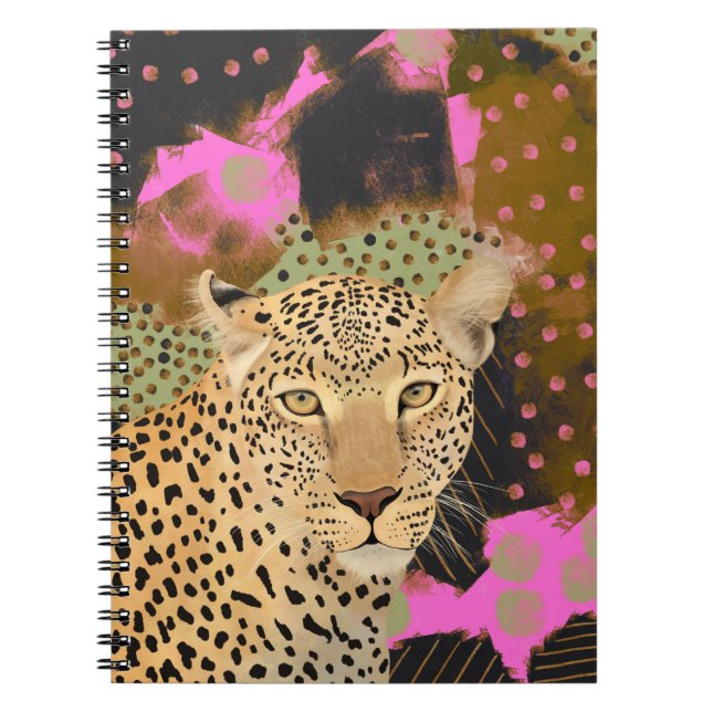 Cuaderno Leopardo Mesmerizante (Frente)