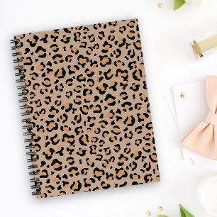 Cuaderno Leopardo Print, Leopard Spots, Brown Leopard