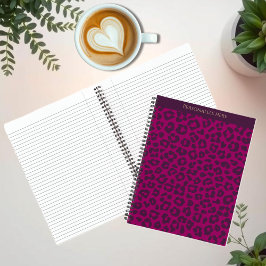 Cuaderno Leopardo Print-Magenta