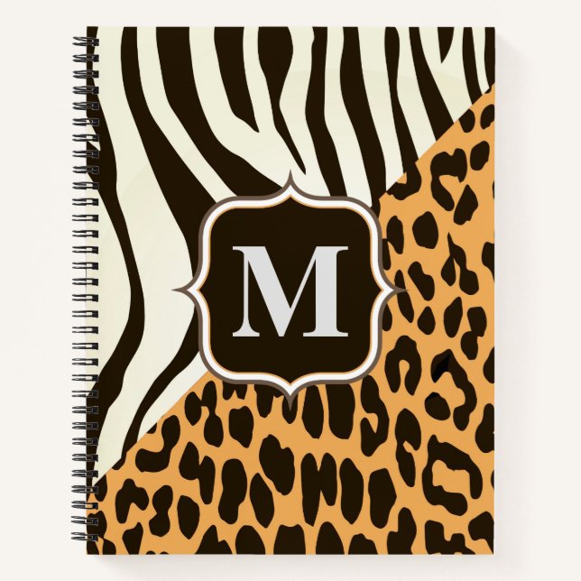 Cuaderno Leopardo y cebra (Anverso)