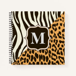Cuaderno Leopardo y cebra