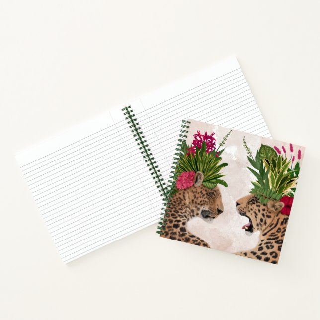 Cuaderno Leopardos de la Casa Caliente | Un par (Interior)