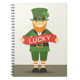 Cuaderno leprechaun afortunado