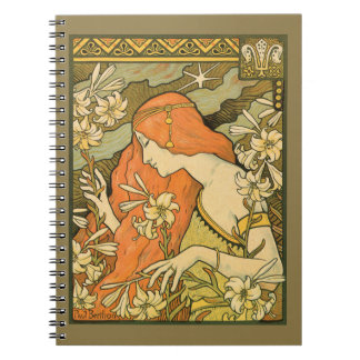 Cuaderno L'Ermitage Mujer Francesa Nouveau en Campo de Flor