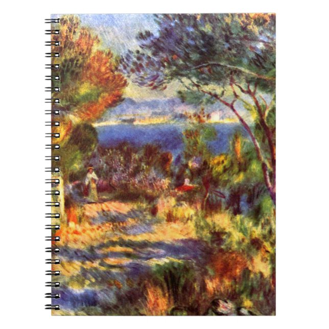 Cuaderno L'Estaque de Pierre Renoir, impresionismo vintage (Frente)