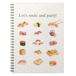 Cuaderno Let’s sushi and party! 