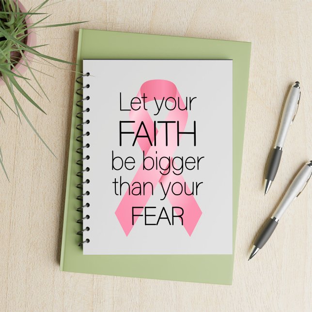Cuaderno Let Your Faith Be Bigger Than Your Fear (Subido por el creador)