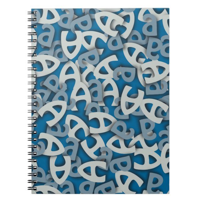 Cuaderno Letra a azul (Frente)