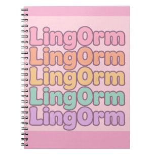 Cuaderno Letra Burbuja Kawaii Lingorm