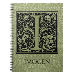 Cuaderno Letra I Primera Letra Monograma