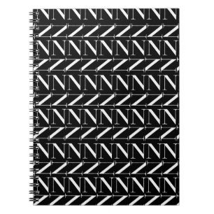 Cuaderno Letra inicial monograma N
