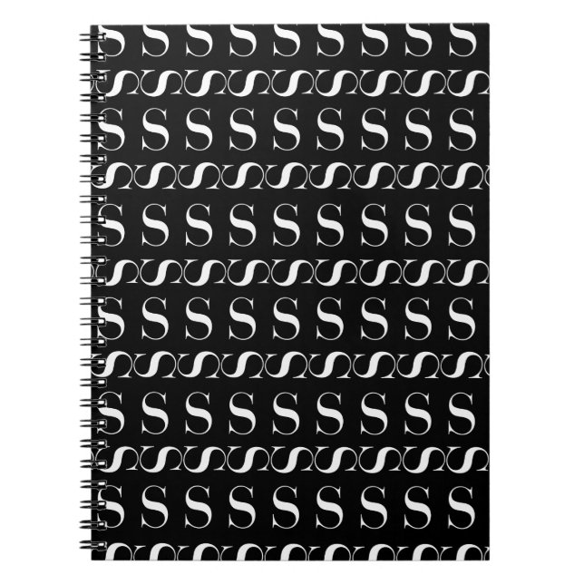 Cuaderno Letra monográfica inicial S (Frente)