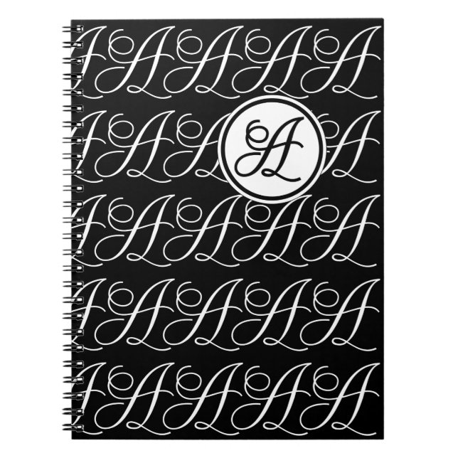 Cuaderno Letra Monograma A (Frente)
