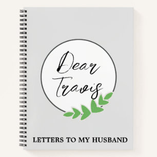 Cuaderno Letras A Mi Marido Wreath Journal
